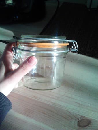 Glass container for sugar $2 1