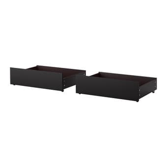 2 Ikea under bed drawers for high malm queen/king 1