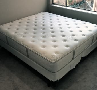 Stearns & Foster CalKing Bed and Mattress - price is negotiable! 1