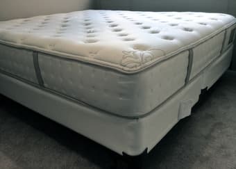 Stearns & Foster CalKing Bed and Mattress - price is negotiable! 2