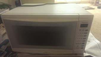 Microwave and over-door hanger 1