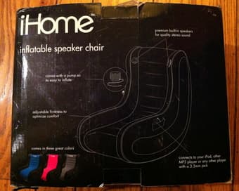 iHome Speaker Chair for gaming & music - $20 2