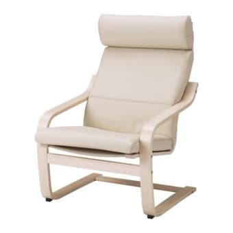IKEA Poang chair and footstool 1
