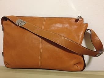 MICHAEL KORS VINTAGE Brown Leather Shoulder Bag 3