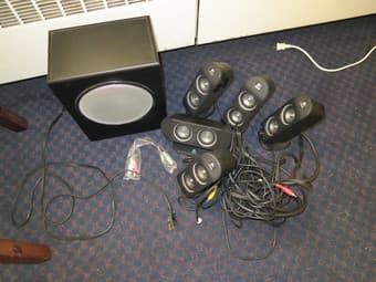 logitech surround sound speakers 5.1 - $60 1