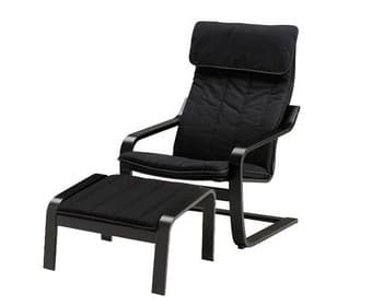 Ikea Poang Chair and Footrest 1