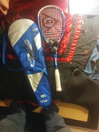 squash racket ($35) 1