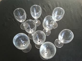 A bunch of wine glasses for $10 only !!! 1