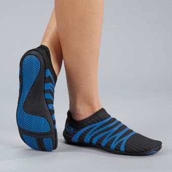 Selling NEW ZEMGear 360 Round Toe Shoes, Black/Blue 1