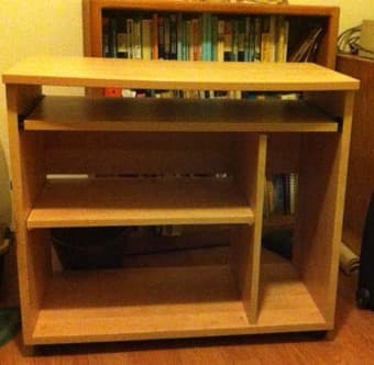Small computer table $25 2