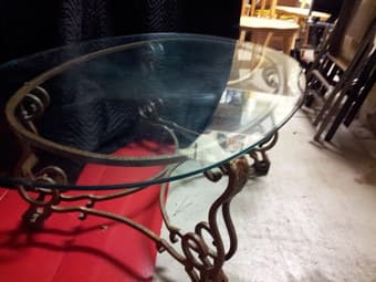 Vintage Glass Table for Sale ($95 obo) 1