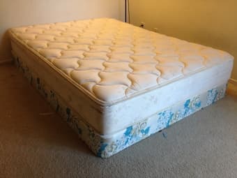 Spring box and mattress - queen size 1