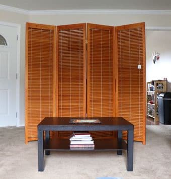 Beautiful wooden room divider - $150 1