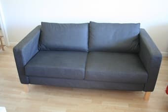 Ikea Karlstad sofa Sivik dark gray - Like New!!! - $250 1