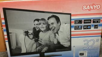 BRAND NEW, UNOPENED 32" HDTV, RETAIL PRICE $250, SELLING FOR $180 1