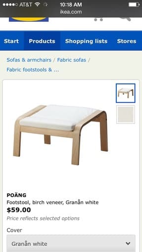Ikea Footstool - $25 1