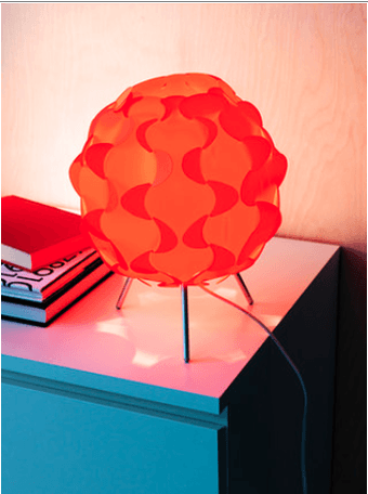 Red/orange Ikea mood lamp! $15 1