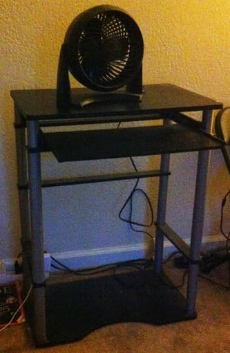 Computer Table, Office chair, Black & Decker auto Vac... Great deal! 3