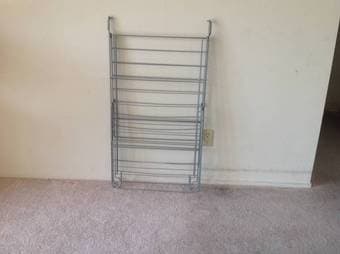 Indoor Folding Clothes Drying Rack 79ft drying space $25 3