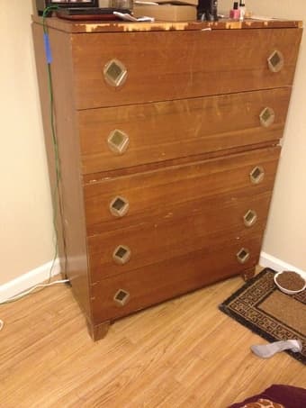 FREE dresser and stationary bike 1
