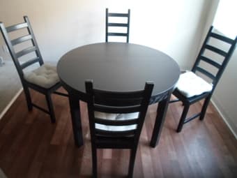 IKEA Table (BJURSTA) + Chairs (KAUSTBY) - final moving sale ! 1