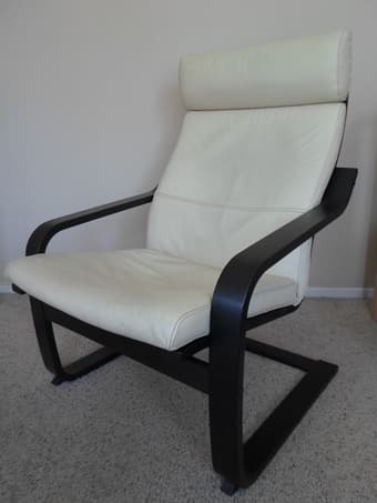 IKEA chair (POÄNG) care leather - final moving sale ! 1