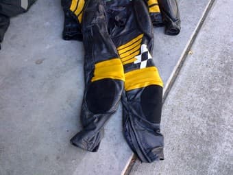 Honda motorcycle jacket and matching 2 piece leathers - $250 3