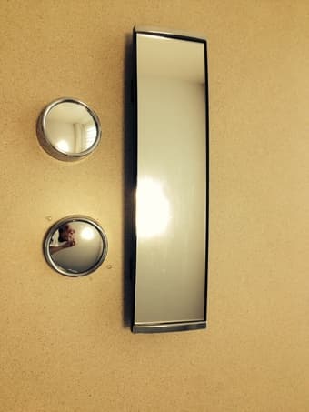 Blind spot car mirrors and clip on rear view mirror 1