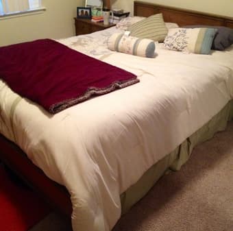 Queen XL Bed + Box Spring + Frame 2