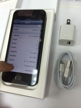 *NEW* Apple iPhone 5 - 64GB - Black -Factory Unlocked- *MINT* $590 1