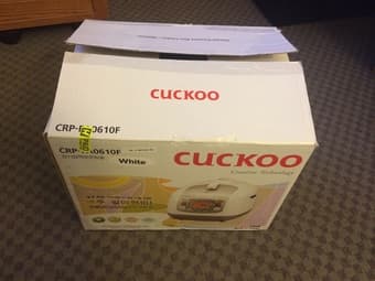 Cuckoo Electronic Pressure Rice Cooker/warmer w/ box $75 3