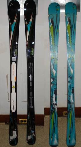 Brand new, never used 2013 HEAD MYA No. 3 skis 156 cm + Mya 9 bindings 1