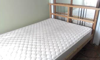 Ikea Queensized bed with mattress $150 1
