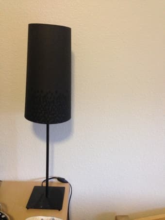 Ikea table lamp, black - $10 1