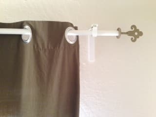 Curtains + rod set: U$10.00 1