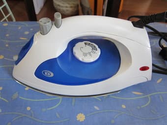 Iron + Mini Ironing Board for easy storage $5 2