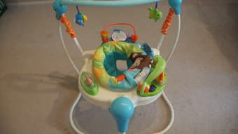 Like-new Fisher-Price Precious Planet Blue Sky Jumperoo for 25$. 2