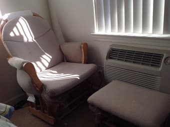Rocking chair with foot stand $50 OBO 1