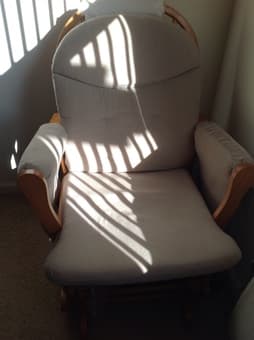 Rocking chair with foot stand $50 OBO 2