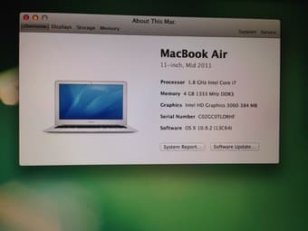 High End Macbook Air 11" 1.8GHz i7 4GB 256GB Perfect Condition - $850 3
