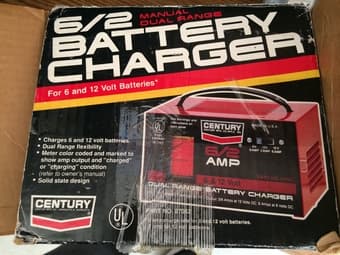 Century dual voltage car battery charger $20 OBO 2