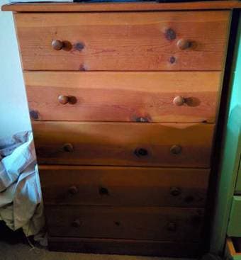 Drawers - $60 - Pine Tallboy 1
