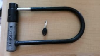 Kryptonite bicycle U-Lock ($20) 1