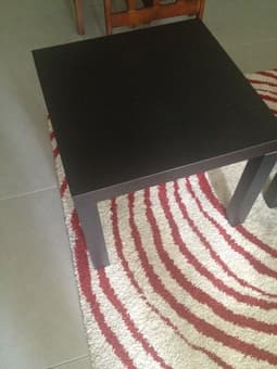 Ikea dark brown side table - $5 1