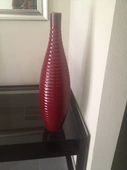 red vase-$20 1
