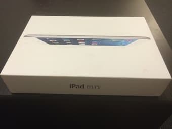 $400 NEW, in original box. iPad Mini 16GB white (wifi, AT&T) 1