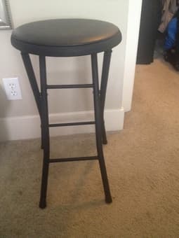 black stool-$5 1