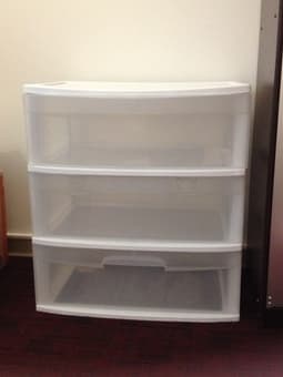 Sterlite 3 storage drawers 1