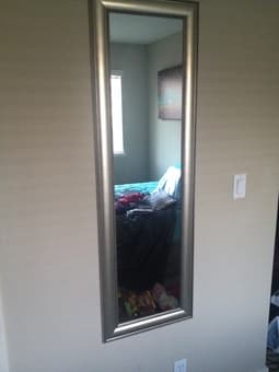 Wall mirror (with accurate reflection)!--$10 1