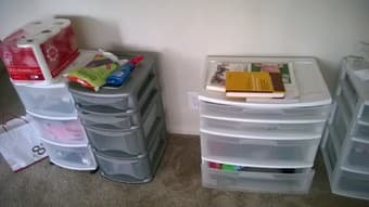 Moving sales(mattress, chair, table, drawer, light, organizer) 2